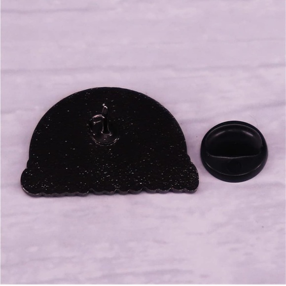 “Socially Awkward” Rainbow Dinosaur Enamel Pin Cute Funny - Picture 4 of 5